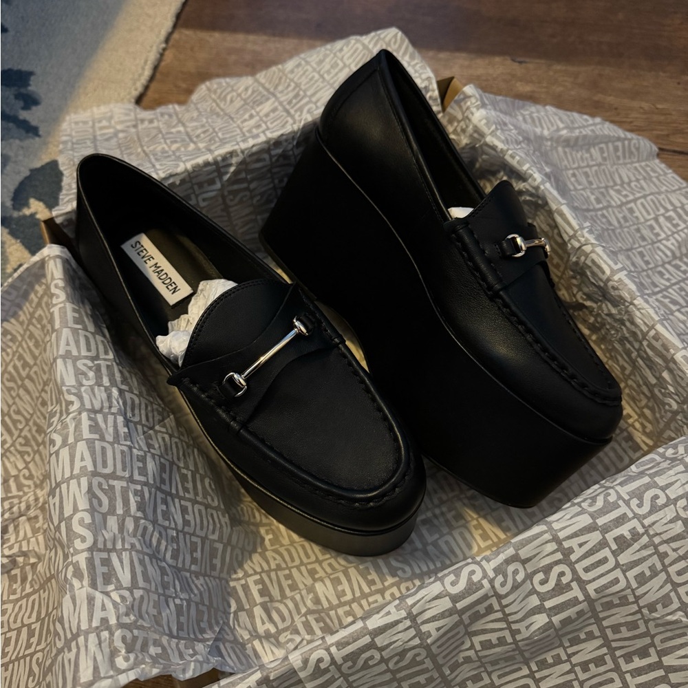 Steve Madden Horsebit Platform Loafers